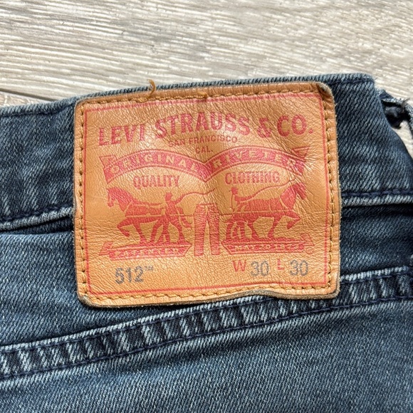 Levi's Dark Blue Denim Jeans - Picture 6 of 6